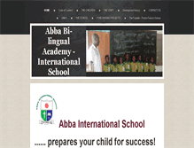 Tablet Screenshot of abbainternationalschool.org